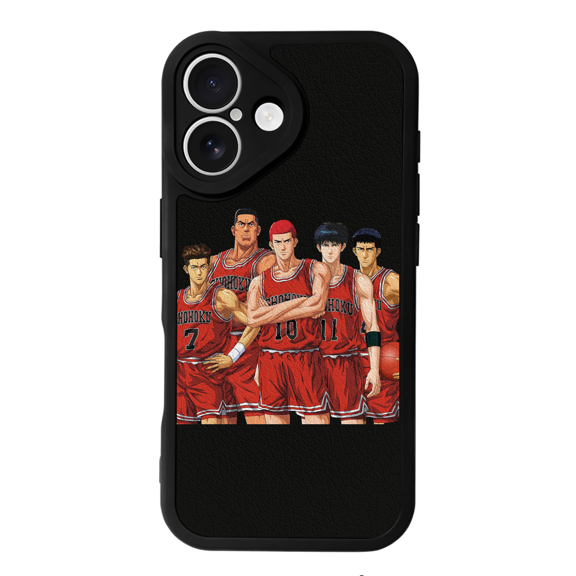 （画像用） SLAM DUNK／スラムダンク 【iPhone 16シリーズ対応】シリコンスマホケース（レザー調） 材質：シリコン